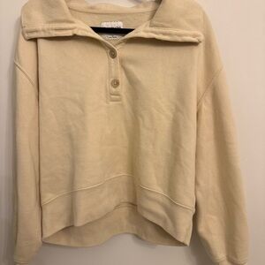 Abercrombie & Fitch Soft Cream Top